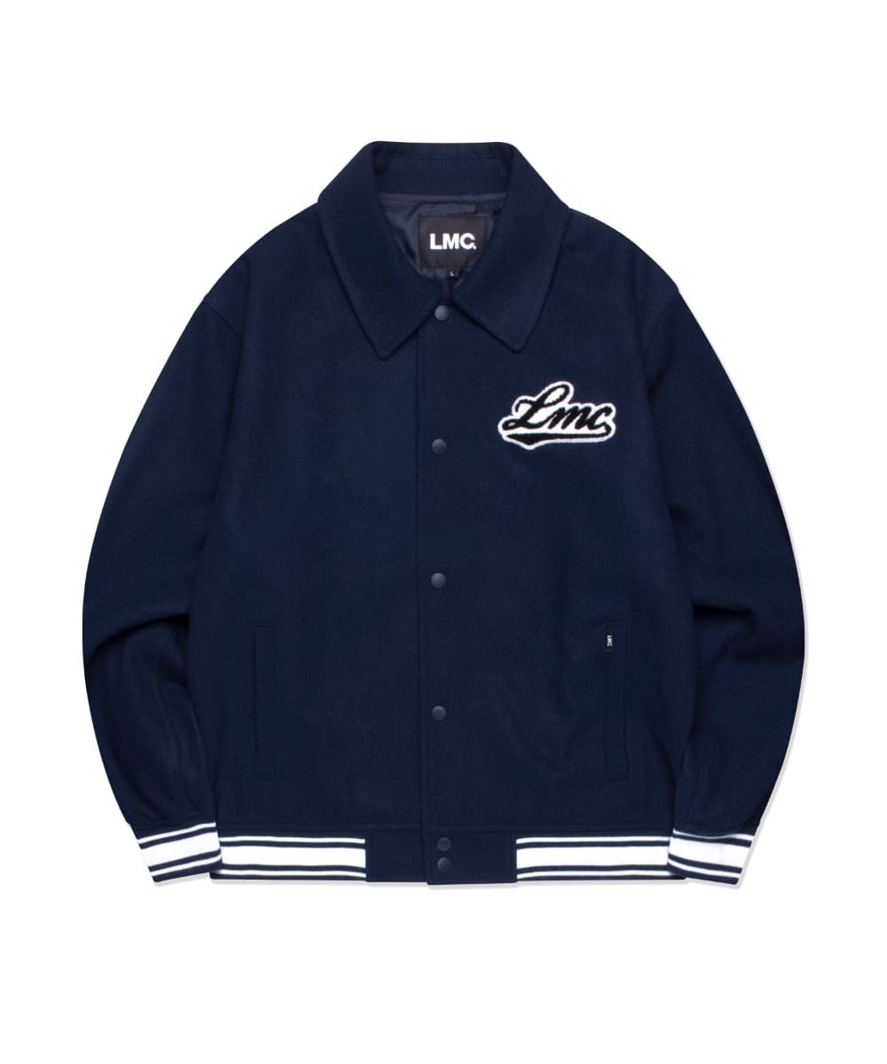 CLASSIC WOOL VARSITY JACKET navy