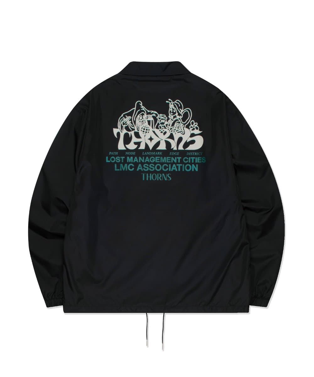 THORNS WIZARD COACH JACKET black